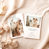 Joyful kerstKaart | Moderne vakantiefotokaart Kaart