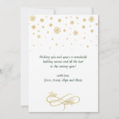 Joyful Kerstmis 3 PHOTO Holiday Greep Kaart (Achterkant)