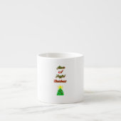 Joyful Kerstmis Espresso Mok (Voorkant)
