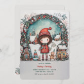 Joyful Kerstmis Kaart (Voorkant / Achterkant)