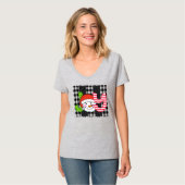 Joyful Kerstmis T-shirt (Voorkant volledig)