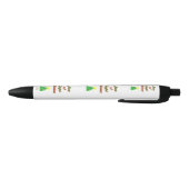 Joyful kerstpen zwarte inkt pen (Bodem)