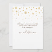 Joyful kerstwens 3 PHOTO Holiday Greep Kaart (Achterkant)