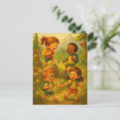 Joyful Kinder Wandelen - Classroom Adventure Poste Briefkaart (Staand voorkant)