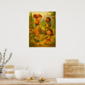 Joyful Kinder Wandelen - Classroom Adventure Poste Poster (Keuken)