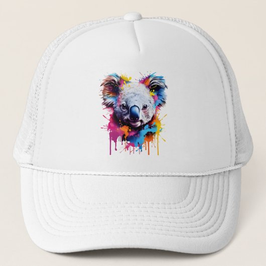 Joyful Koala Splash Trucker Pet (Voorkant)