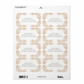 Joyful Leaves Etiket (Full Sheet)