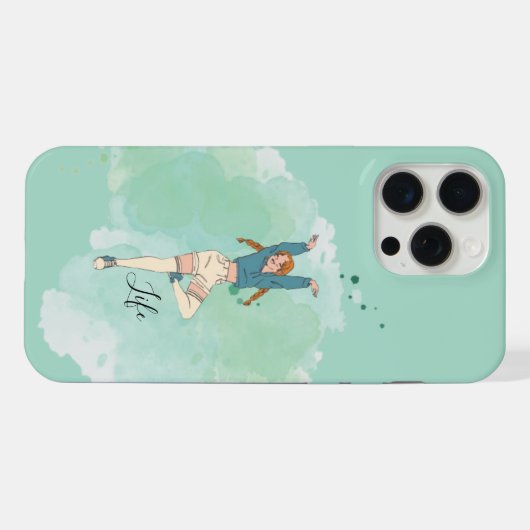 Joyful Life Dance iPhone Case 15 Hoesje (Achterkant horizontaal)