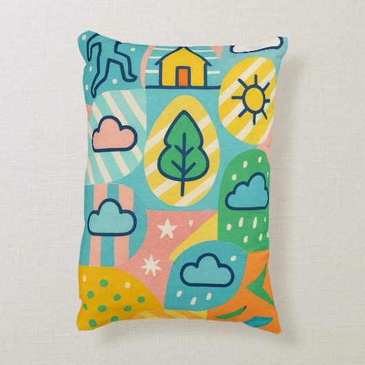 Joyful Life & Nature Accent Kussen (Achterkant (Verticaal))