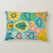 Joyful Life & Nature Accent Kussen (Achterkant)