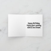 Joyful Little Koala Beer Happy Birthday Kaart (Binnen)