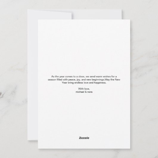 Joyful Love en Bright Couple Vakantie Seizoen Kaar Feestdagenkaart (Achterkant)