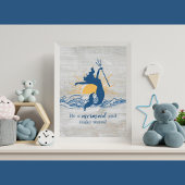 Joyful Mermaid Inspirerend Poster