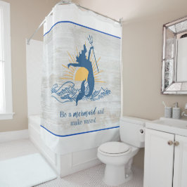 Joyful Mermaid Inspirerend Shower Curtain Douchegordijn
