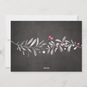 Joyful Mistletoe 2 Photo Collage Krijtbord Feestdagenkaart (Achterkant)