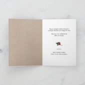 JOYFUL Modern Black Script Simple Photo Collage Feestdagen Kaart (Binnen)