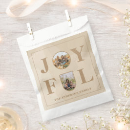 Joyful | Moderne, minimalistische beige Arch 2 fot Bedankzakje