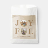 Joyful | Moderne, minimalistische beige Arch 2 fot Bedankzakje (Voorkant)