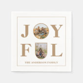 Joyful | Moderne, minimalistische beige Arch 2 fot Servet (Voorkant)