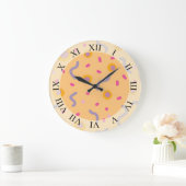 Joyful Moment Abstracte Art Grote Klok (Huis)