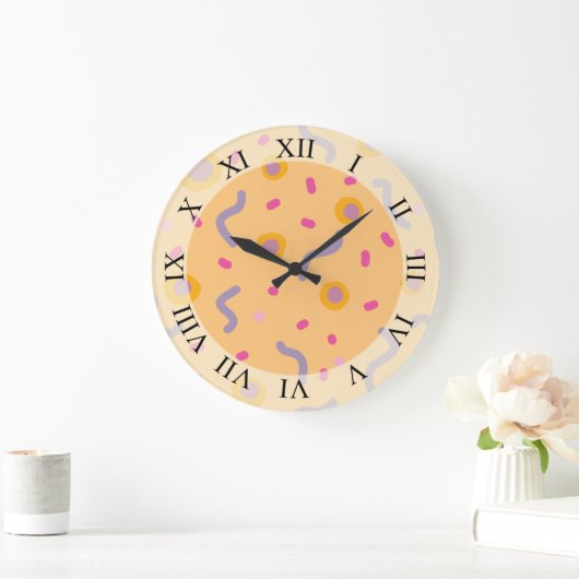 Joyful Moment Abstracte Art Grote Klok (Huis)