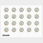 Joyful moments ronde sticker (Vel)