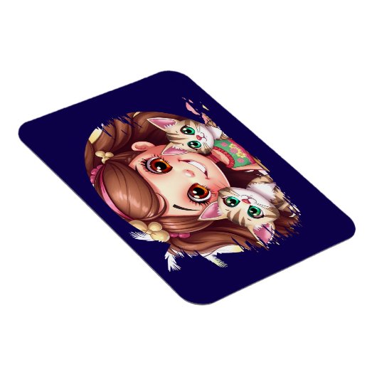 Joyful Moments with My Kitties Magneet (Rechterzijde)