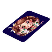 Joyful Moments with My Kitties Magneet (Linkerzijde)