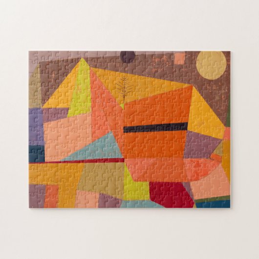 Joyful Mountain Landscape 1929 by Paul Klee Legpuzzel (Horizontaal)