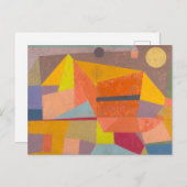 "Joyful Mountain Landscape" door Paul Klee Briefkaart (Voorkant / Achterkant)