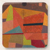 Joyful Mountain Landscape van Paul Klee Bier Onderzetter (Voorkant)