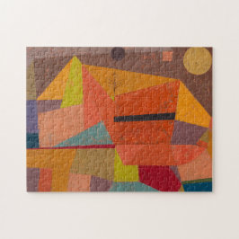 Joyful Mountain Landscape van Paul Klee Legpuzzel