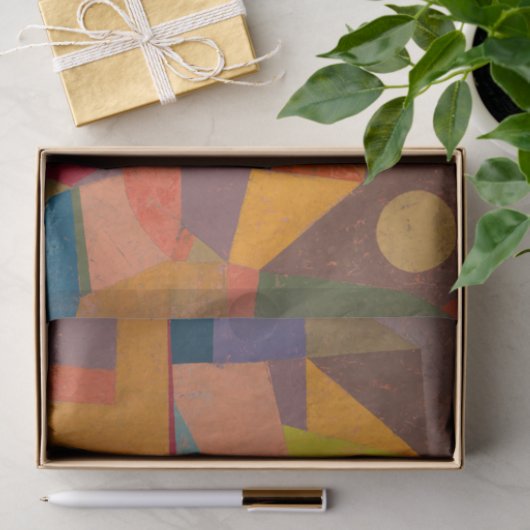 Joyful Mountain Landscape van Paul Klee Tissuepapier (Geschenk)