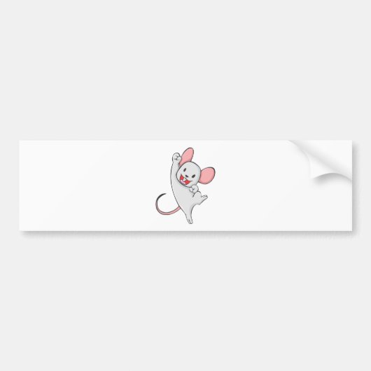 Joyful Mouse Bumpersticker (Voorkant)