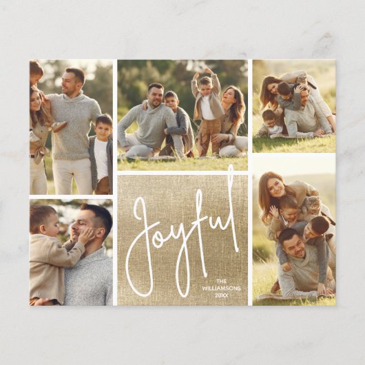 JOYFUL Multi Photo Gold Budget Holidards (Voorkant)
