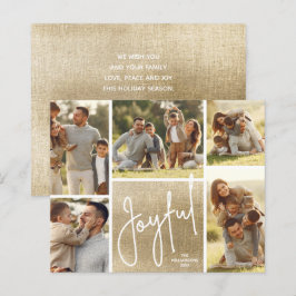 JOYFUL Multi Photo Gold Budget Holidards
