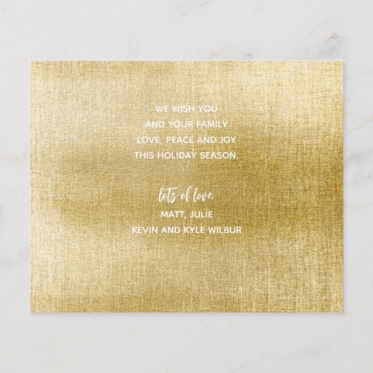 JOYFUL Multi Photo Gold Budget Holidards (Achterkant)