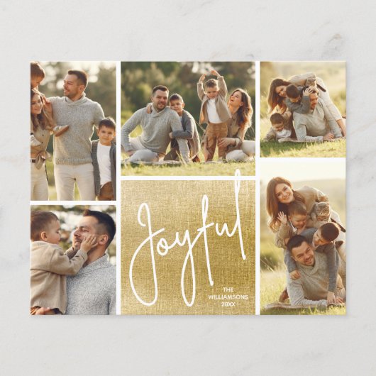 JOYFUL Multi Photo Gold Budget Holidards (Voorkant)