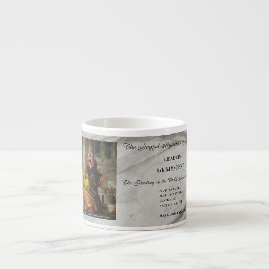 Joyful Mysteries of the Rosary Item #5: Finding Espresso Kop (Voorkant)