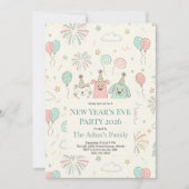 Joyful New Year’s Eve Party 2026 Invitation (Voorkant)