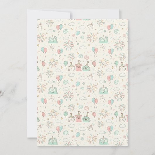 Joyful New Year’s Eve Party 2026 Invitation (Achterkant)