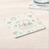 Joyful New Year’s Eve Party 2026  Kartonnen Onderzetters (Schuin)