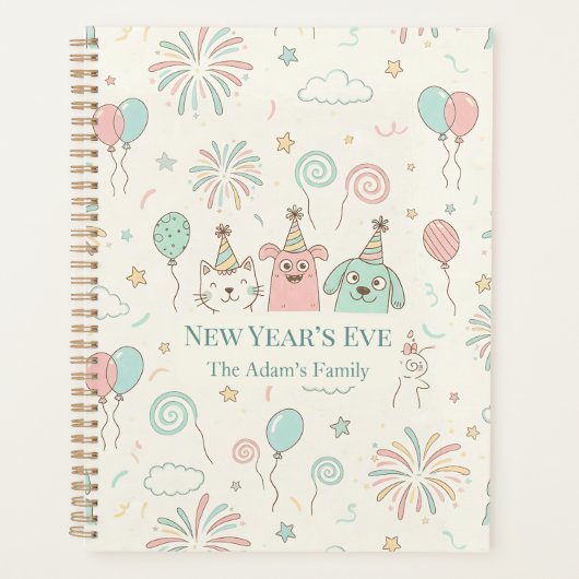 Joyful New Year’s Eve Party 2026  Planner (Voorkant)
