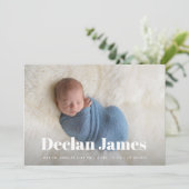 Joyful News | Aankondiging van de geboorte van een (Staand voorkant)