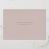 Joyful News | De foto bewaart de Datum Folie Uitnodiging (Achterkant)