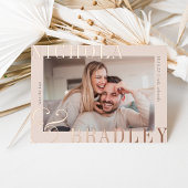 Joyful News | De foto bewaart de Datum Folie Uitnodiging