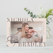 Joyful News | Foto-Verloving Aankondiging (Staand voorkant)