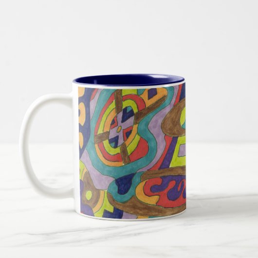 Joyful Noise, Abstracte Art Mok (Links)