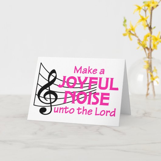 Joyful Noise Kaart (Gele Bloem)