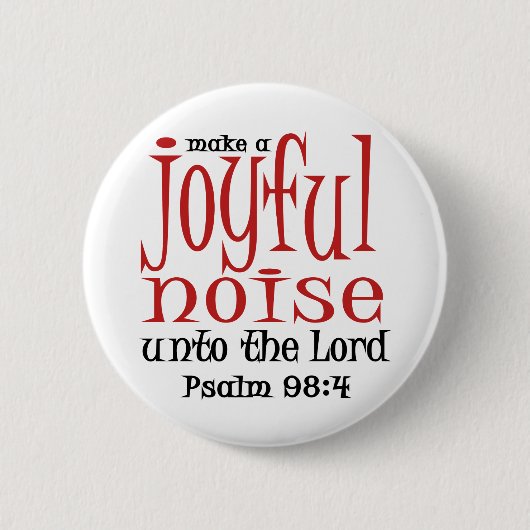 Joyful Noise Ronde Button 5,7 Cm (Voorkant)